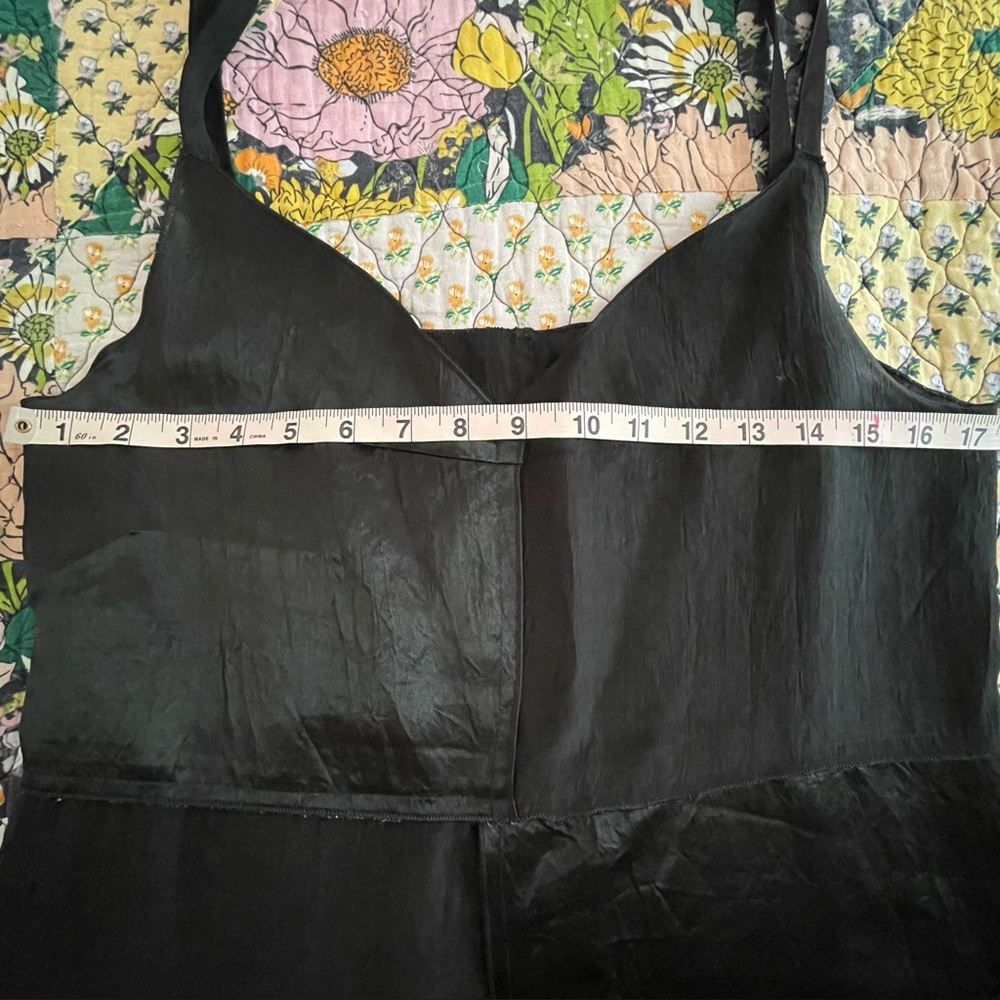 ZARA BLACK SATIN ACETATE MIDIDRESS - Picture 6 of 13